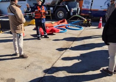 Simulacro de control de derrames junto a Unipar y Central Guillermo Brown en el marco del PLANACON