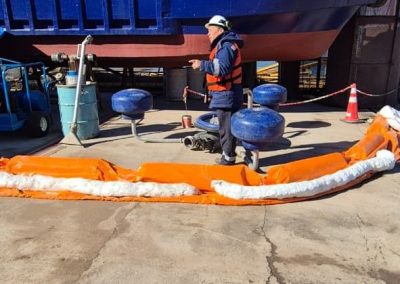 Simulacro de control de derrames junto a Unipar y Central Guillermo Brown en el marco del PLANACON