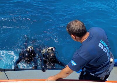 Servicio de buceo especializado para recuperación de sensor mareográfico