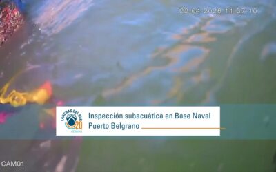 Inspección subacuática para mantenimiento naval en Base Naval Puerto Belgrano